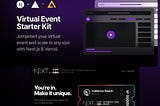 How to Deploy a Powerful Virtual Event in Record Time: With Next.js and Agility CMS