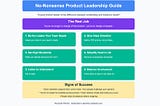 No-Nonsense Product Leadership Guide
