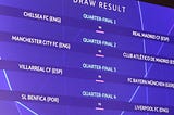 UCL Quarters: Chelsea face Real Madrid, Liverpool get Benfica