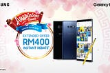 Deal Alert! Samsung Galaxy Note9 Gets RM400 discount!