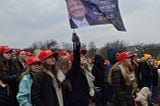 Supporters and protesters Witness the Inauguration of Donald Trump