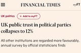 Proportional Representation Voting Is MUCH More Likely To Come From The Conservatives