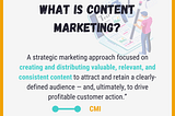 What is content marketing?