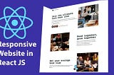 How to Make a Responsive Website in React JS