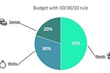 Budget with the 50/30/20 Rule