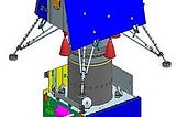 The diagramatic representation of the Chandrayaan 2 Modules: Orbiter and Lander.