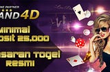 Grand4D Situs Togel Online Terpercaya Minimal Deposit 25.000 Tahun 2021–2022