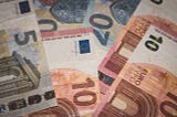 Banconote da 5, 10 e 20 euro