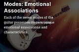 Modes: Emotional Associations