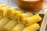 Roti Jala with Chicken Curry