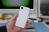 iPhone Air in Cloud White