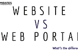 Web Portal Vs Website — Key Differences & Decision