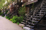 Why are there so many external stairs in Montreal?