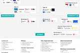 2 by 2 axis showing the gathering spaces where UX and UI designers in Singapore meet