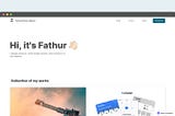 my portfolio website