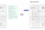 Comparison of Nanonets OCR's advanced customer order capture capabilities with traditional OCR tools