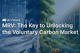 MRV: the Key to Unlocking the Voluntary Carbon Market