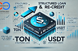 Structured Loans and Re-crediting in TON and USDT