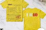 UB40 “Signing Off” Yellow Shirt: Reggae Classic