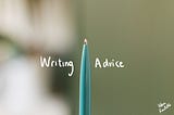 Writing advice for creatives