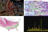 Collage of New Data Graphics Worth Exploring, Featured in This New Edition of DataViz Weekly on AnyChart Blog