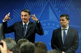 Bolsonaro busca paz com Moro e diz que ministro “não mordeu a isca”