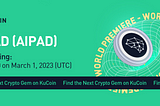 AIPad token will be listed on Kucoin