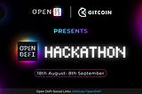 Announcing The Second Open DeFi x Gitcoin Hackathon