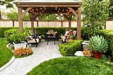 Our beloved outdoor Gazebo room.