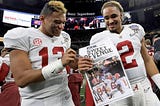 Tua e Jalen Hurts, os QBs que deram errado, mas deram certo