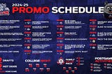 WOLF PACK UNVEIL 24-25 PROMO SCHEDULE