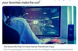 On the “Games for Women” Gaffe