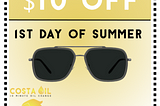 $10 Off Summer Coupon