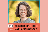 Podcast Episode 19: Karla Schönicke