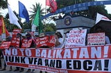 Activists protest Balikatan exercises