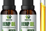 Hemp Oil Drops High Potency - 2,000,000 Maximum Strength Organic Grown in The USA - Natural Hemp Oil - C02 Extraction, Vegan, Non-GMO Pack of 2