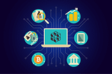 5 Basic Components of A Blockchain Network
 Distributed Ledger.
 Peer-to-peer network — P2P.
 Consensus Mechanism.
 Cryptography.
 Virtual Machine.