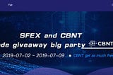 CBNT is about to list on the Singapore SFEX exchange (the first USDT transaction pair)