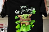 March 5, 2021 — Happy St. Patrick’s Day Baby Yoda Irish Shirt