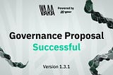 Governance Proposal v1.3.1 Successful