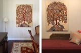 How To Frame Cloth Paintings