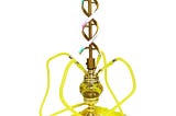 Middle Eastern Style Four-Pipe Aluminum Alloy Hookah Wholesale