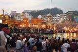 An evening at Har ki Pauri