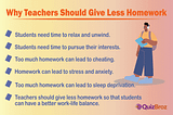 Why Teachers Should Give Less Homework