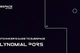 Polynomial PoRs İçin Subspace v2