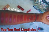 The Top 10 Red Lipsticks for Dark Skin