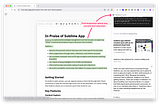 In Praise of Sublime App