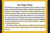 What are the three laws of magic?