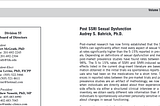 Una prima revisione del 2006 sulla disfunzione sessuale post SSRI (PSSD)
