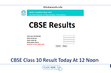 CBSE 10th Result 2021 cbseresults.nic.in Live: CBSE Class 10 Result announced.